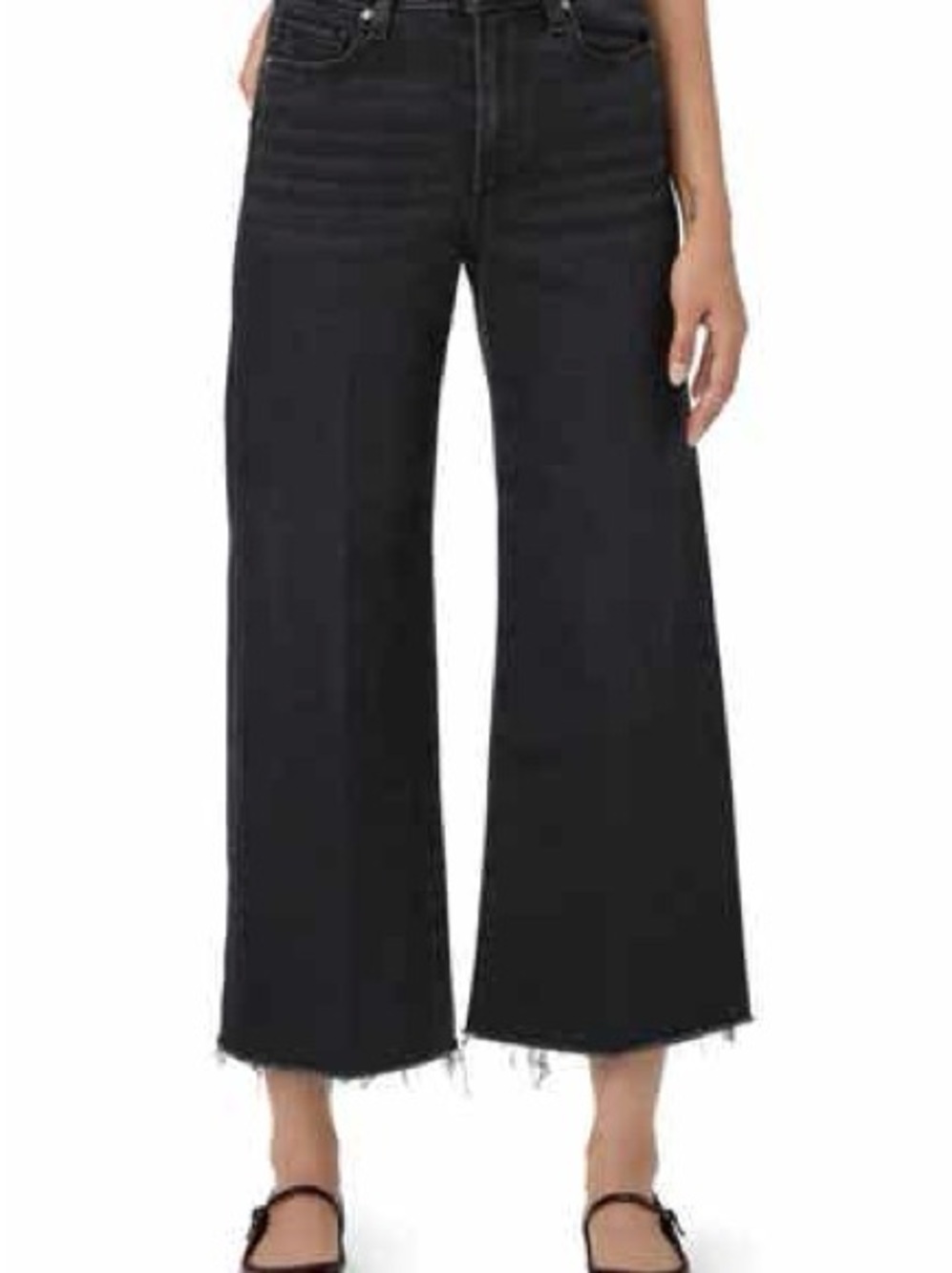 Joe's Jeans BTW high-rise wide-leg crop jeans. Size 23